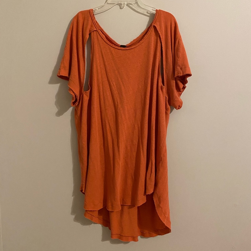 Free People Cut-Out Tee